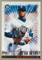 2000 Topps #475 Ken Griffey Jr. Magic Moments-50 HR in 1997 Baseball Card