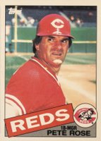 1985 Topps Tiffany #600 Pete Rose Baseball Card