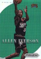 2012 Panini Prizm Most Valuable Players #8 Allen Iverson Green Prizm Basketball Card
