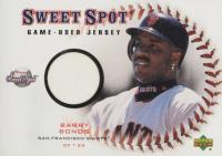 2001 Upper Deck Sweet Spot Game Jersey  #J-BB Barry Bonds Baseball Card