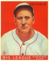 1933 Goudey #150 Ray Kolp Baseball Card