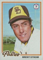1978 Topps #509 Brent Strom Baseball Card