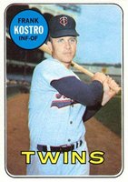 1969 Topps #242 Frank Kostro Baseball Card