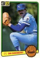 1983 Donruss #70 Dan Quisenberry Baseball Card