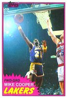1981 Topps #77 Michael Cooper West Basketball Card