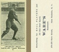 1916 Wares #44 Charles Deal Baseball Card