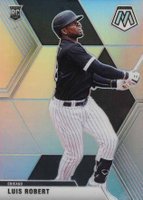 2020 Panini Chronicles Mosaic #66 Luis Robert Silver Baseball Card