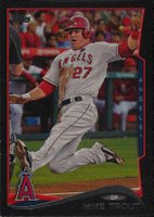 2014 Topps #1 Mike Trout Black Baseball Card