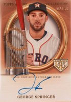2024 Topps Gilded Collection Gilded Champions Autographs #GCHGS George Springer Baseball Card