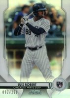 2020 Bowman Sterling #BSR80 Luis Robert Refractor Baseball Card