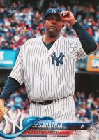 2018 Topps #236 CC Sabathia Baseball Card