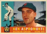 1960 Topps #114 Ken Aspromonte Baseball Card