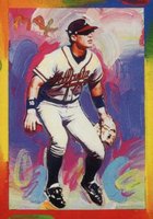1997 Topps Gallery Peter Max Serigraphs #PM4 Chipper Jones Baseball Card