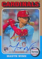 2024 Topps Heritage Real One Autographs #ROAMW Masyn Winn Baseball Card