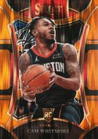 2023 Panini Select #307 Cam Whitmore Orange Flash Basketball Card