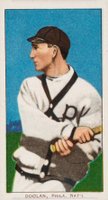 1909 White Borders Hindu-Red #138 Mickey Doolan Batting Baseball Card