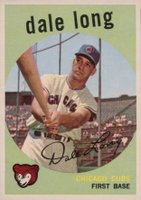 1959 Topps #414 Dale Long Baseball Card
