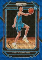 2022 Panini Prizm #266 Chet Holmgren Blue Wave Basketball Card