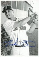2018 Topps Heritage 1969 Topps Deckle Edge #14 Mookie Betts Baseball Card