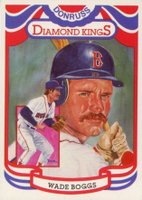 1984 Donruss #26 Wade Boggs Diamond Kings-Steel Baseball Card