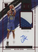 2021 Panini Impeccable #107 Jonathan Kuminga Jersey Autograph-Asia Basketball Card