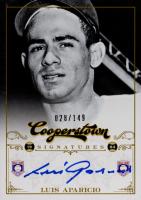 2012 Panini Cooperstown Signatures #HOFLA Luis Aparicio Baseball Card