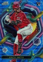 2023 Topps Cosmic Chrome #161 Zach Neto Blue Moon Baseball Card