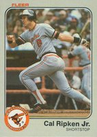 1983 Fleer #70 Cal Ripken Jr. Baseball Card