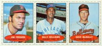 1971 Bazooka No Number # Fregosi/Williams/McNally Panel Unnumbered Baseball Card