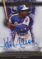2019 Topps Diamond Icons Autographs #AC-HA Hank Aaron Purple Baseball Card