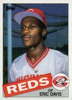 1985 Topps #627 Eric Davis Baseball Card