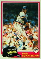 1981 Topps #417 Dan Schatzeder Baseball Card