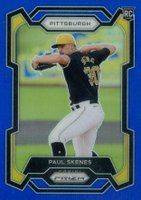 2024 Panini Prizm #118 Paul Skenes Blue Prizm Baseball Card