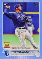 2022 Topps Update #US42 Wander Franco Father's Day Powder Blue Baseball Card