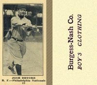 1916 Burgess-Nash Co. #46 Josh Devore Baseball Card
