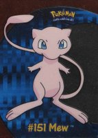2000 Topps Pokemon TV Animation Clear Cards #PC7 Mew TCG Card