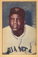 1952 Berk Ross # Willie Mays Baseball Card