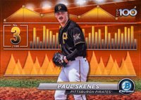 2024 Bowman Scouts' Top 100 #BTP3 Paul Skenes Orange Refractor Baseball Card