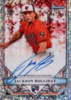 2024 Bowman Sterling Rookies Autographs #RAJH Jackson Holliday Speckle Refractor Baseball Card