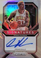 2020 Panini Prizm Signatures #DRO Dennis Rodman Silver Prizm Basketball Card