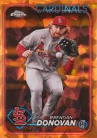 2024 Topps Chrome Sapphire #7 Brendan Donovan Orange Baseball Card