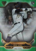 2020 Topps Triple Threads #83 Kyle Lewis Emerald Baseball Card
