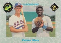 1990 Classic Draft Picks # Chipper Jones/Rondell White Checklist Baseball Card