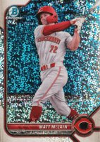 2022 Bowman Chrome Prospects #BCP245 Matt Mclain Speckle Refractor Baseball Card