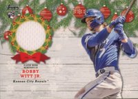 2022 Topps Holiday Relics #WRCBW Bobby Witt Jr. Baseball Card