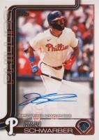 2025 Topps #141 Kyle Schwarber Autograph Baseball Card