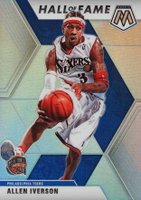 2019 Panini Mosaic #287 Allen Iverson Silver Prizm Basketball Card