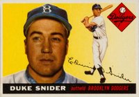 1955 Topps #210 Duke Snider Baseball Card