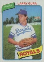 1980 Topps #295 Larry Gura Baseball Card