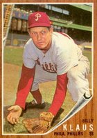 1962 Topps #571 Billy Klaus Short print Baseball Card